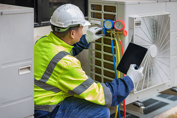 Professional Hvac technician working in Athol Springs, NY